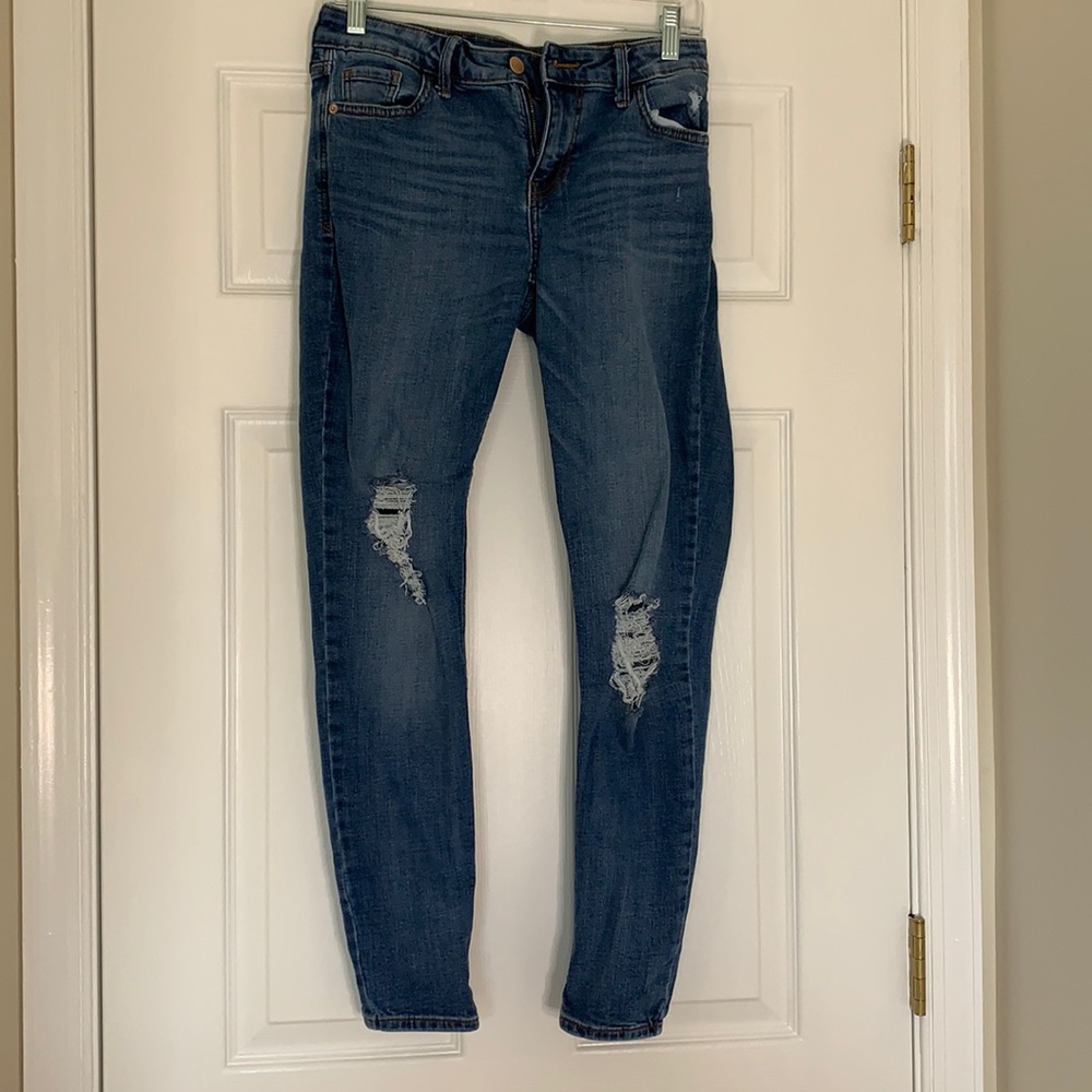 Old Navy Mid-Rise Rockstar Jeans, Size 4